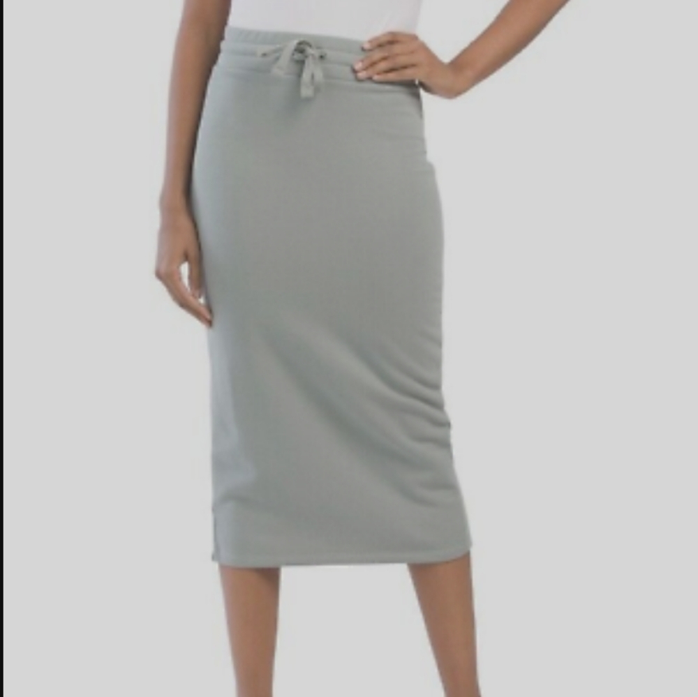 Zara sweatskirt pencil midi skirt size small